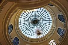 Inside the Belagio Hotel.